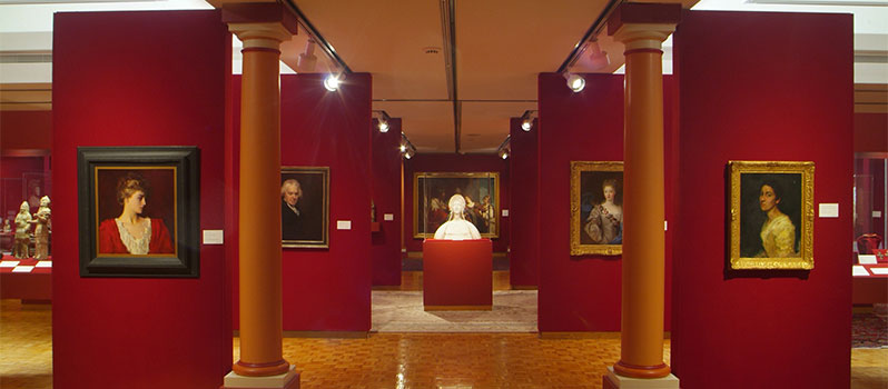 Interior of the Mabee-Gerrer Museum of Art