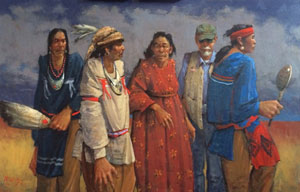 Paintng by Mike Larsen