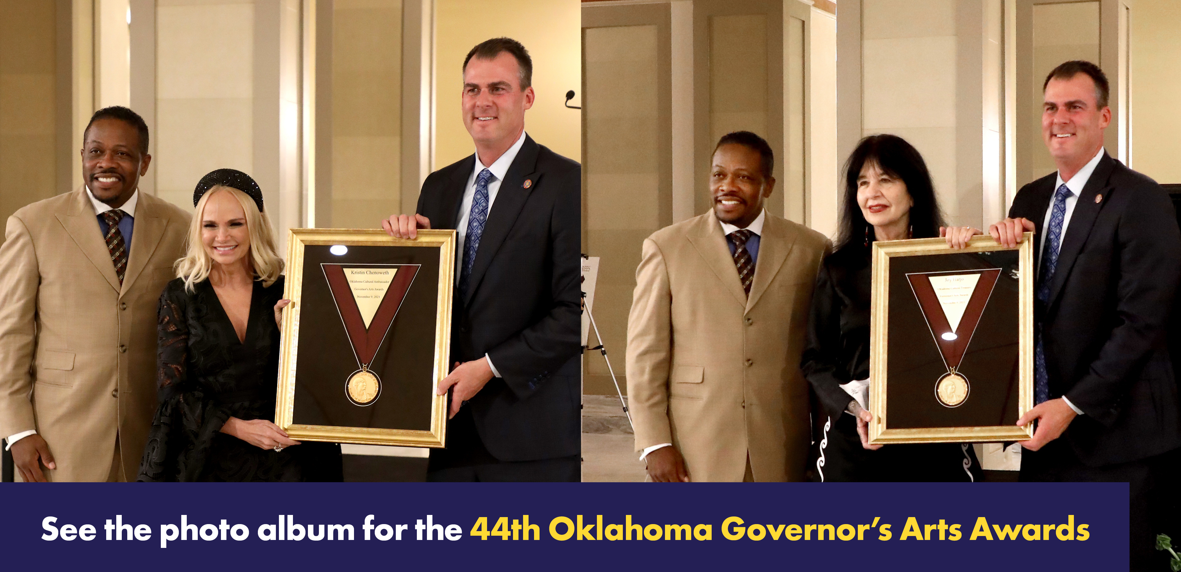 See the photo album for the 44th Oklahoma Governor’s Arts Awards